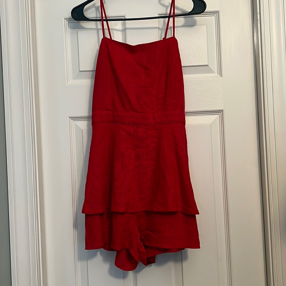 Boutique red romper